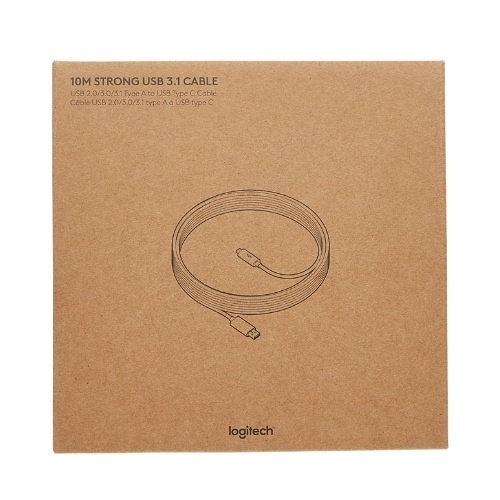 Logitech Strong USB Type-C Male Cable 10M | Office Equipment thumbnail 1